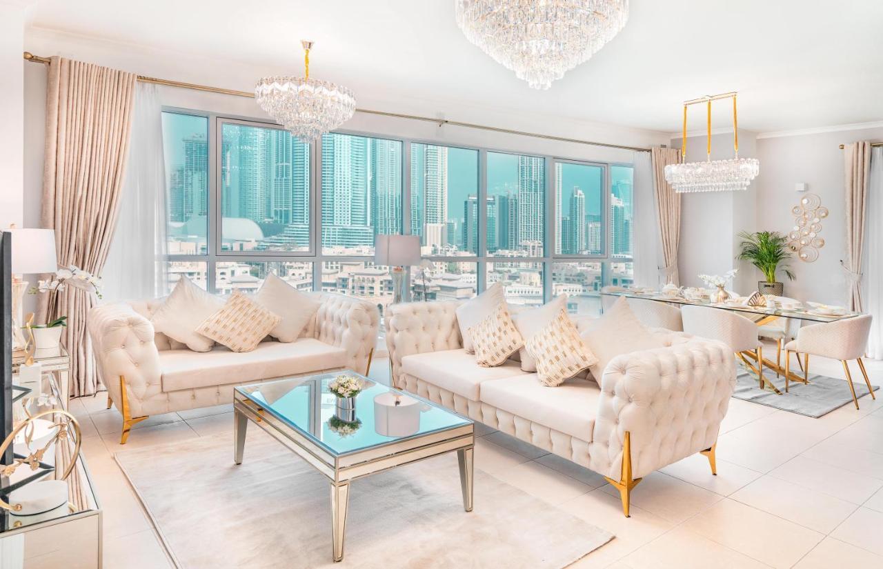Elite Royal Apartment - Full Burj Khalifa & Fountain View - Emperor Dubai Luaran gambar