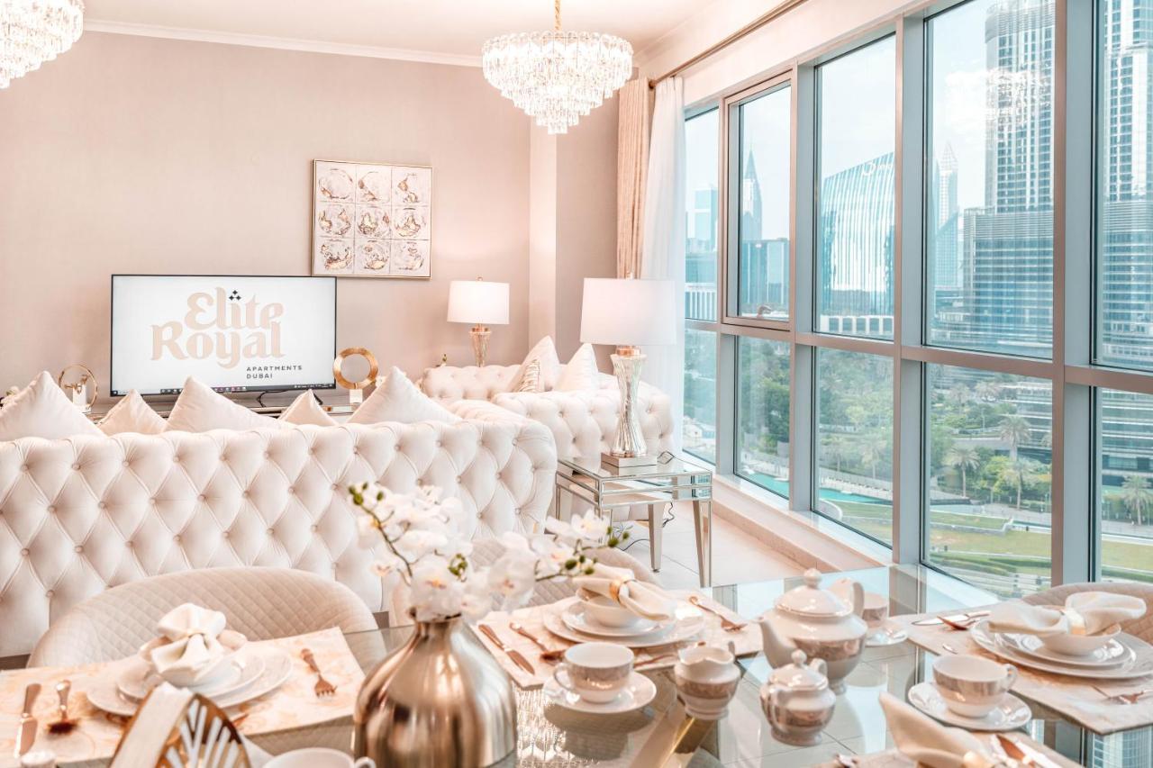 Elite Royal Apartment - Full Burj Khalifa & Fountain View - Emperor Dubai Luaran gambar